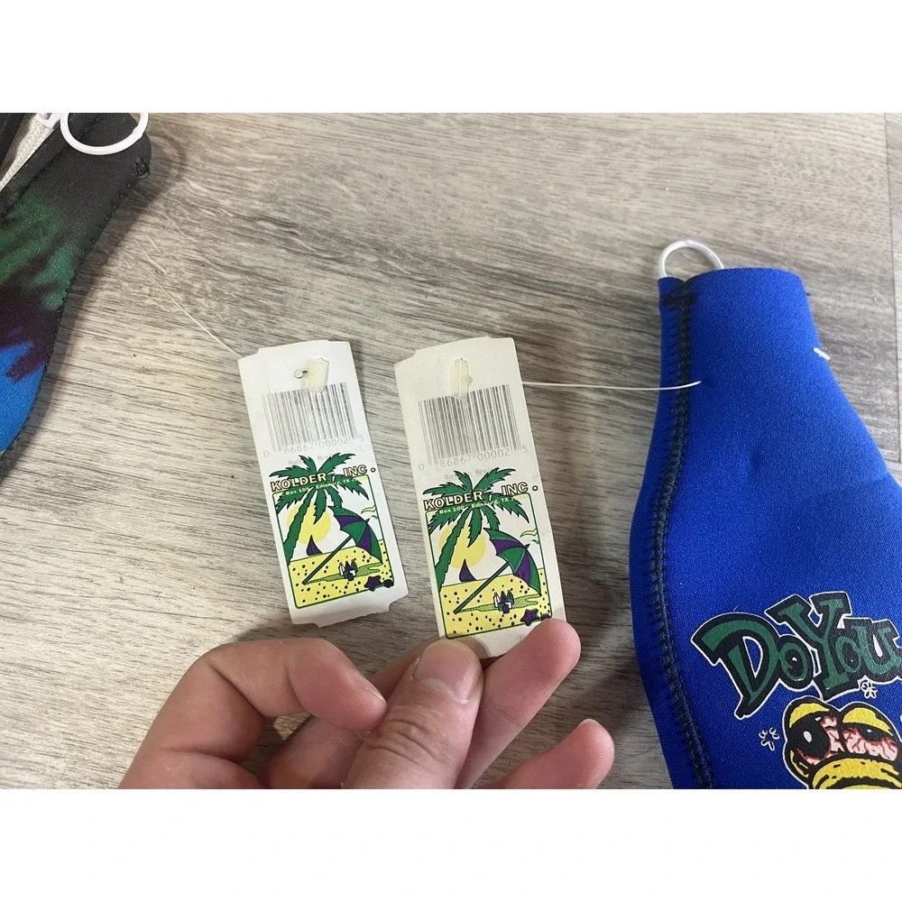Vintage Budweiser‎ Lizards Frank Louis Tequila Beer Drink Zip Up Holders NWT